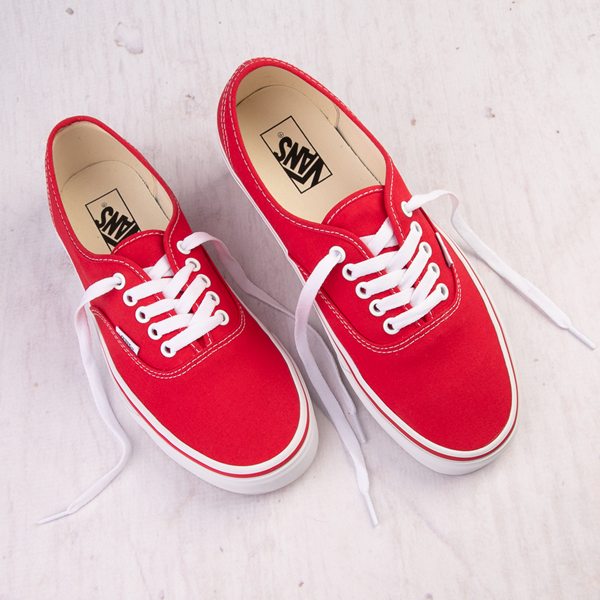 Обувь для скейтбординга Vans Authentic, красный кроссовки vans zapatillas skate off white