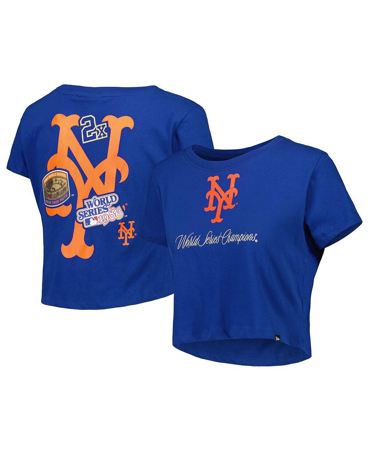 

Женская футболка Royal New York Mets Historic Champs New Era