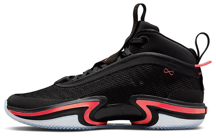

Кроссовки Баскетбольные Air Jordan 36 Black Infrared, черный-красный