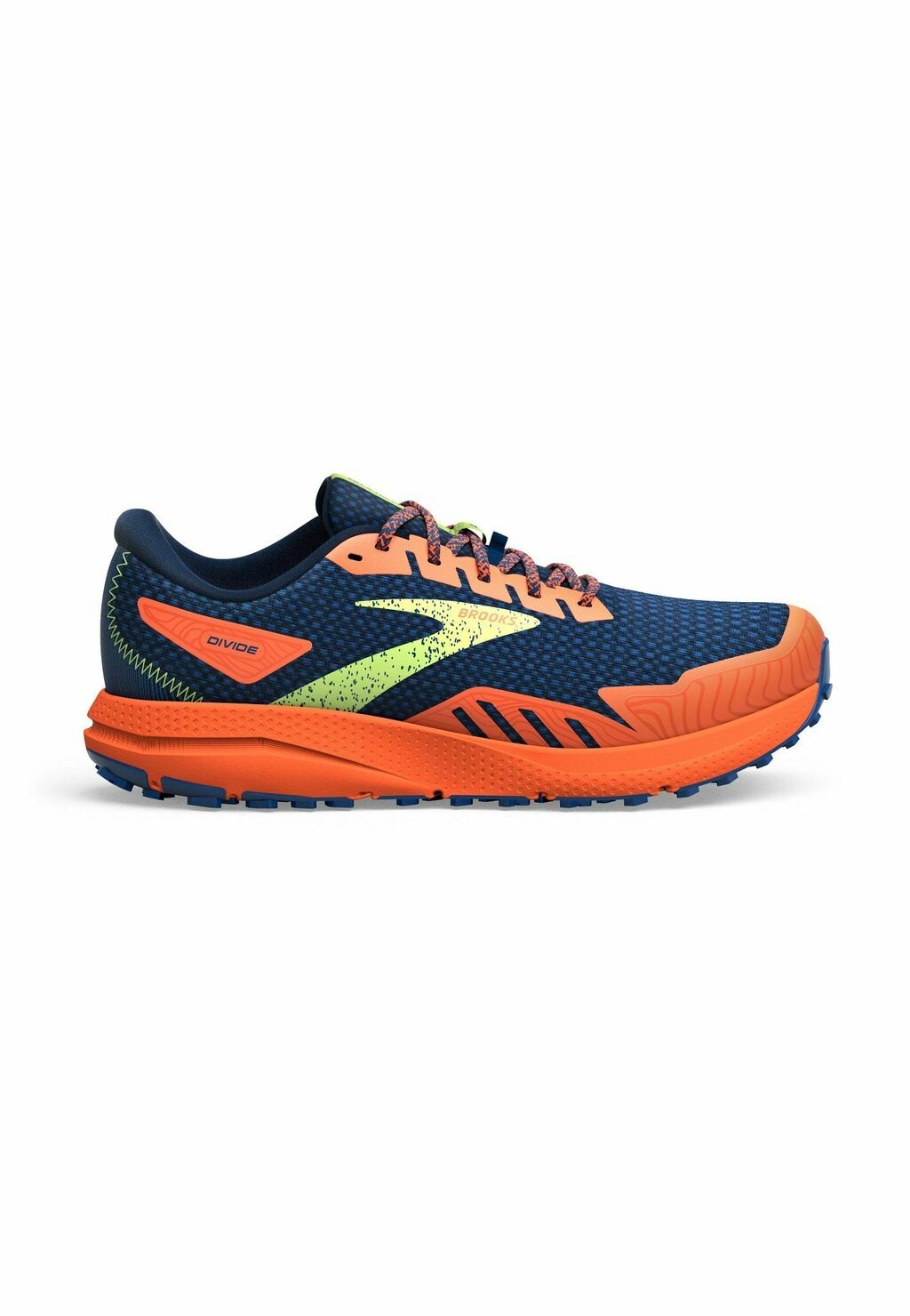 

Кроссовки Brooks Divide 4, темно-синий firecracker ярко-зеленый