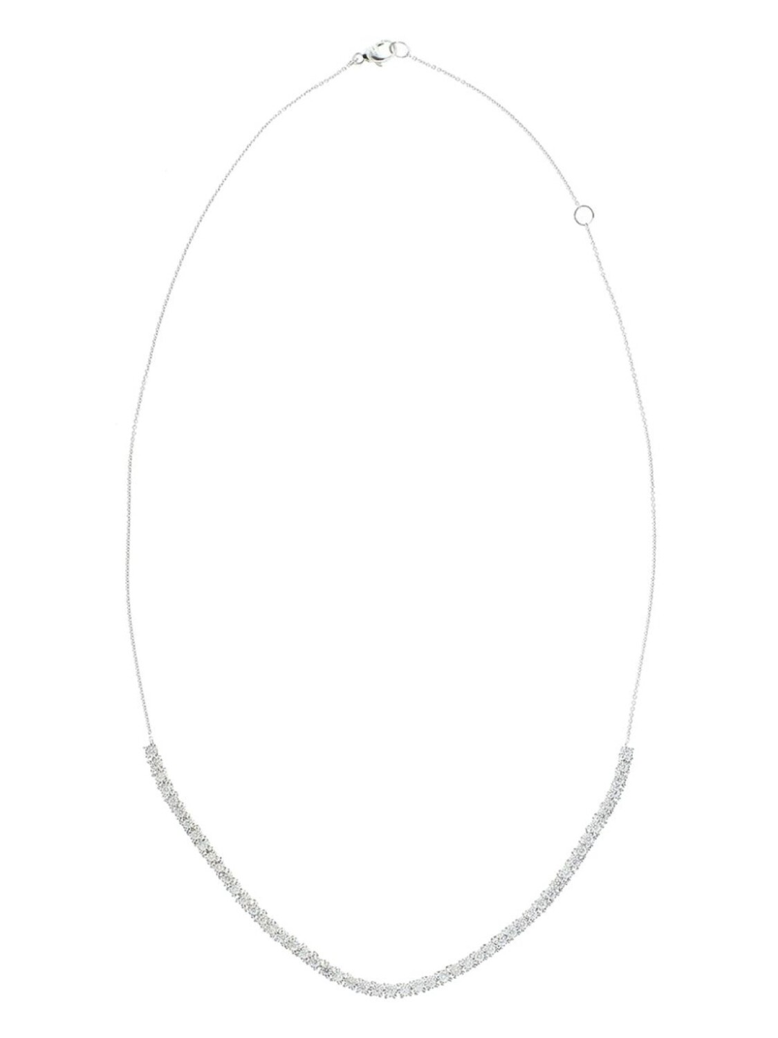 

Колье Ava Bea из белого золота с бриллиантами Dana Rebecca Designs, серебряный