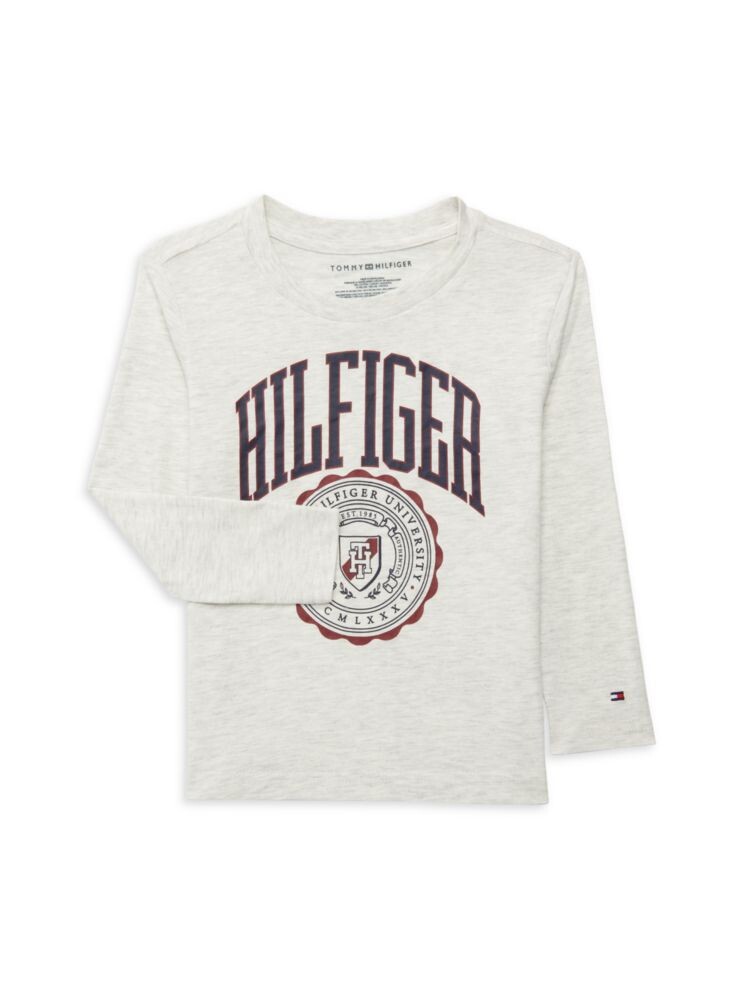 

Футболка с логотипом Little Boy's Ivy Leaguers Tommy Hilfiger, цвет Oatmeal Heather