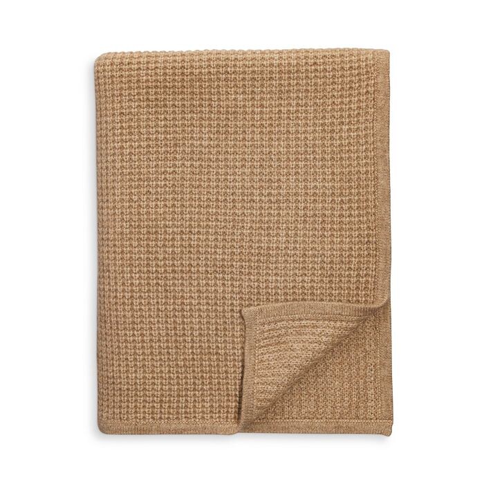 

Трикотажный плед Sofia Cashmere Thermal, коричневый/бежевый