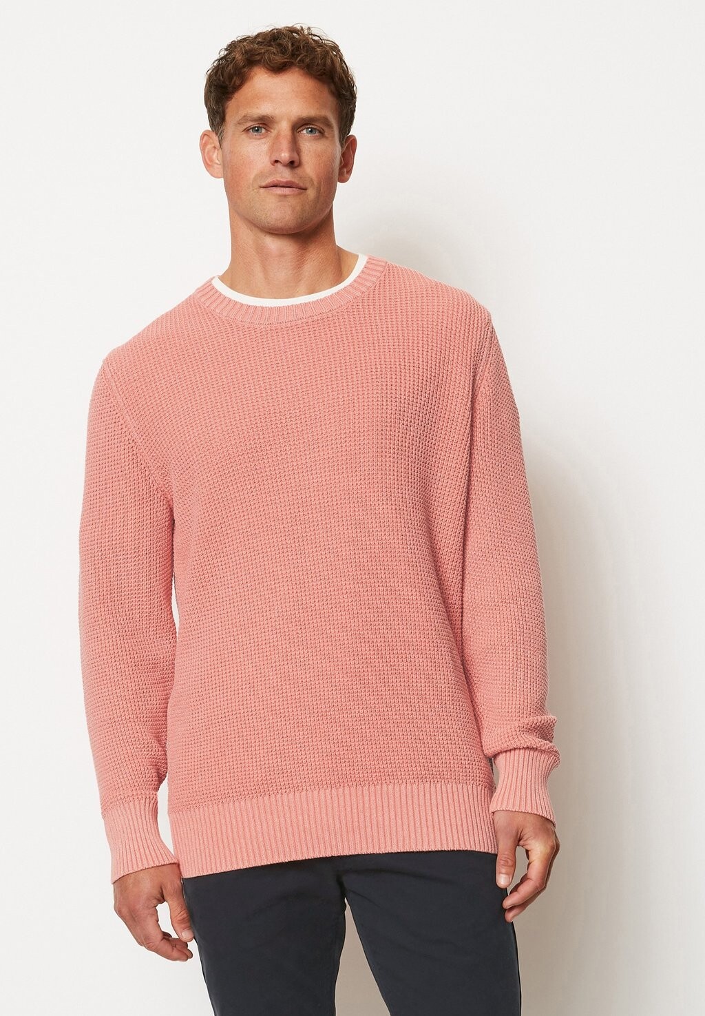 

Вязаный свитер CREWNECK SOLID Marc O'Polo, цвет flushed rose