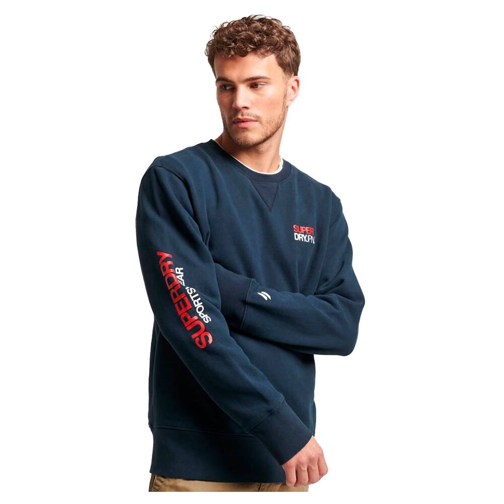 

Толстовка Superdry Sportswear Logo Loose, синий