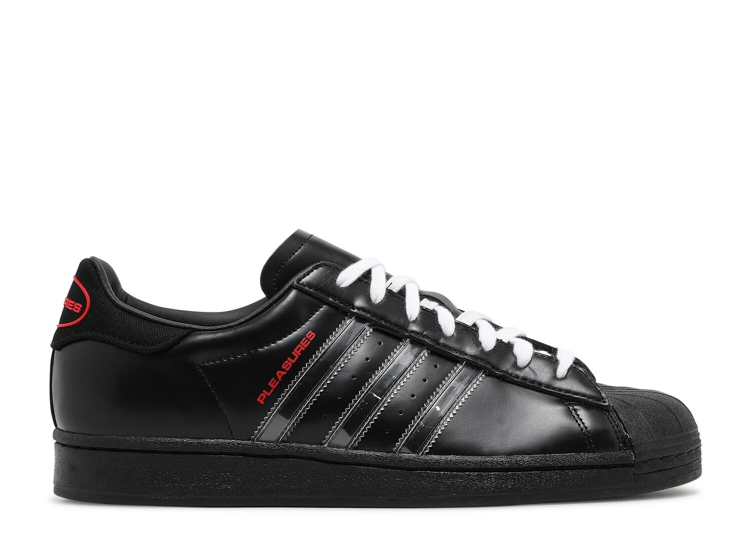 

Кроссовки adidas Pleasures X Superstar 'Black', черный