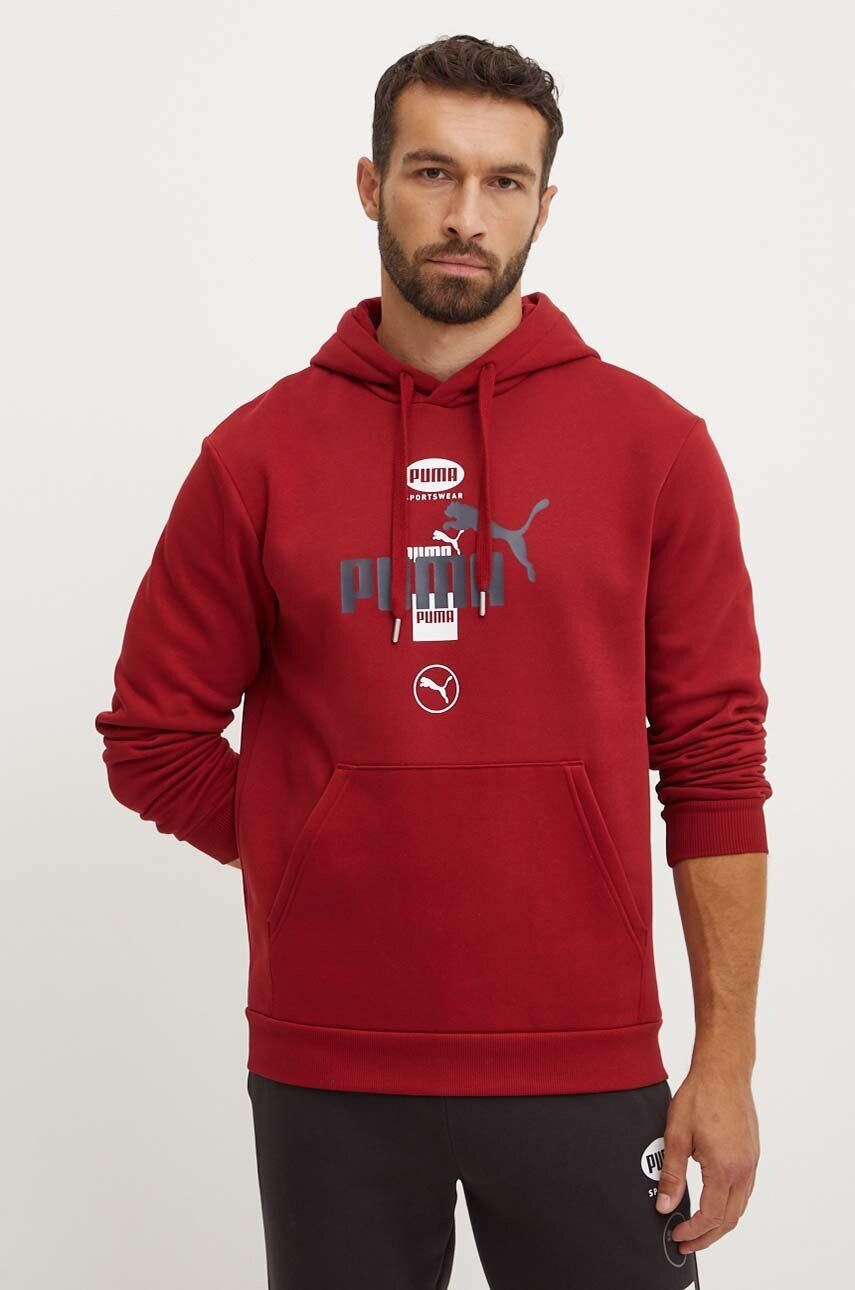 

Толстовка Пума Puma, красный