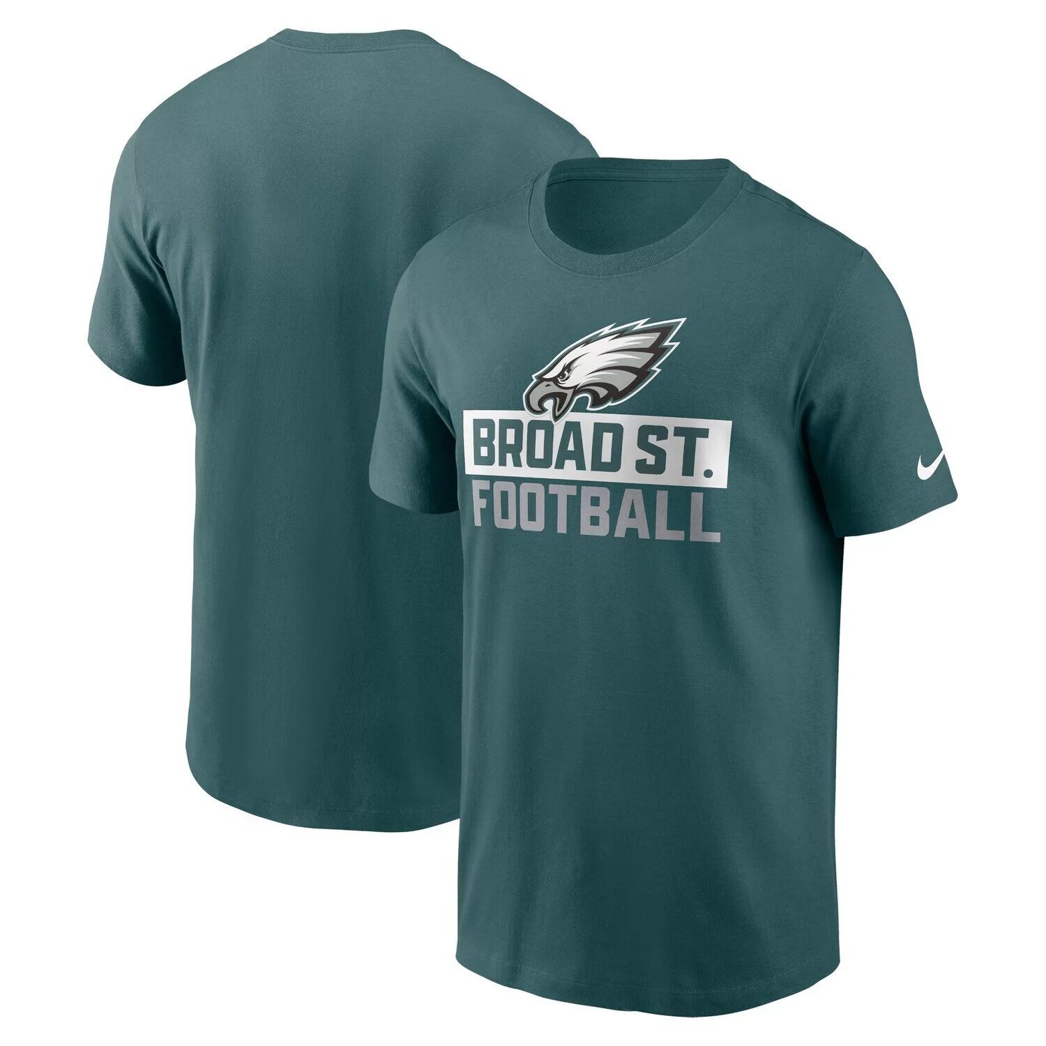 

Мужская темно-зеленая футболка Philadelphia Eagles Local Essential Nike