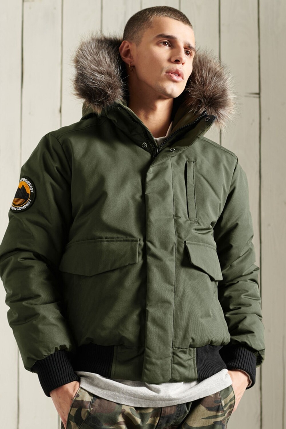 

Бомбер Everest Superdry, зеленый