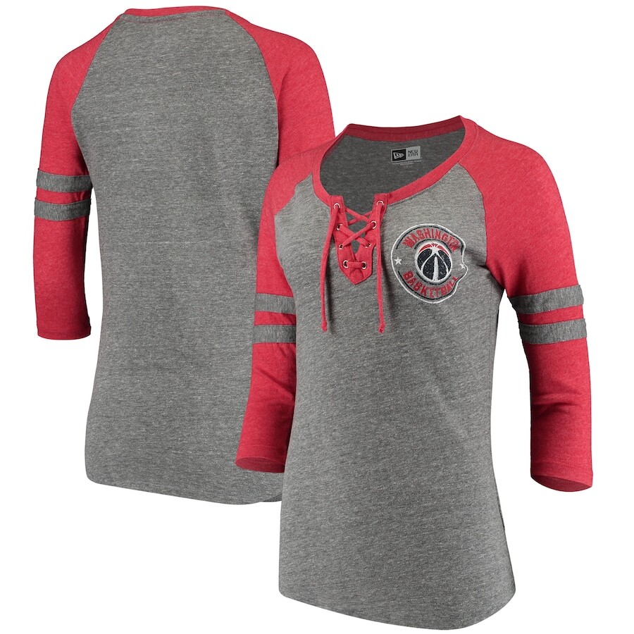 

Футболка с длинным рукавом 5th & Ocean by New Era Washington Wizards, серый