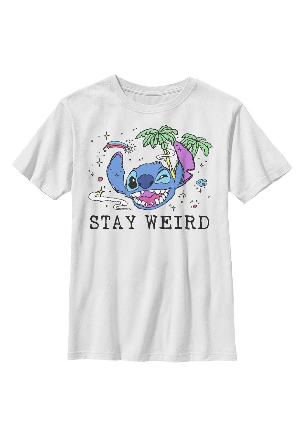 

Футболка с принтом Disney Lilo & Stitch Trippy Stitch Disney, белый