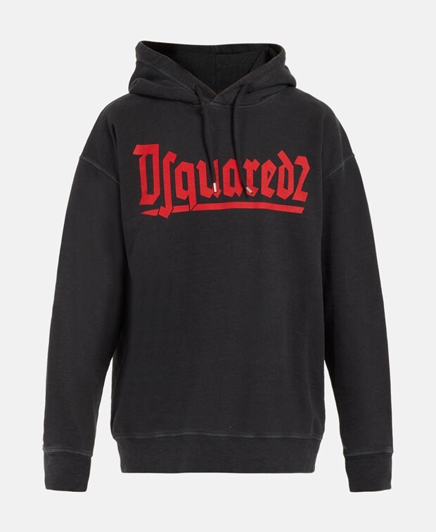 

Худи с капюшоном Dsquared2, антрацит