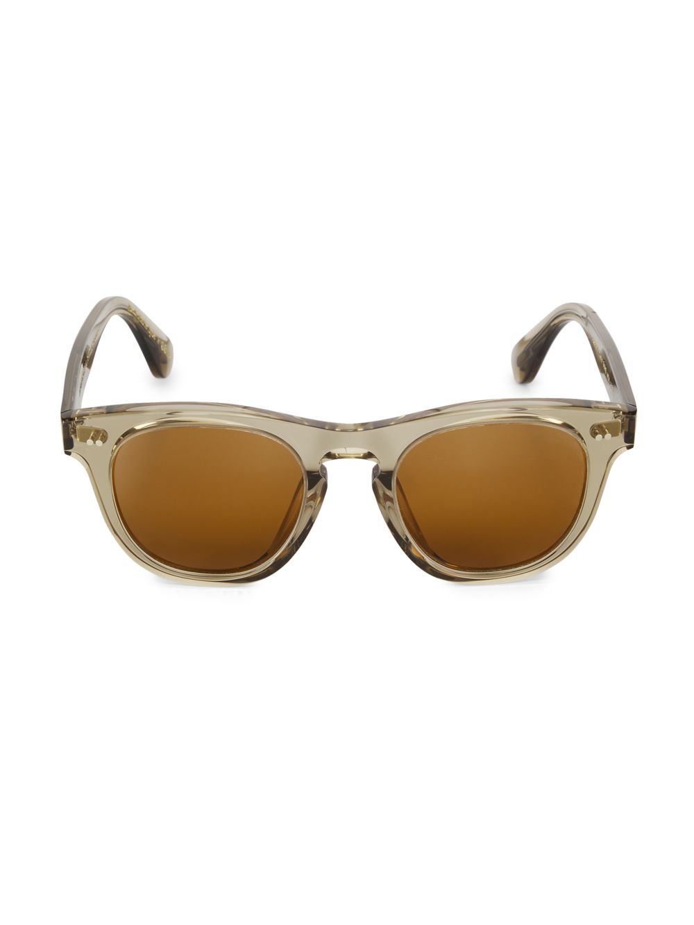 цена Круглые зеркальные солнцезащитные очки Rorke Oliver Peoples