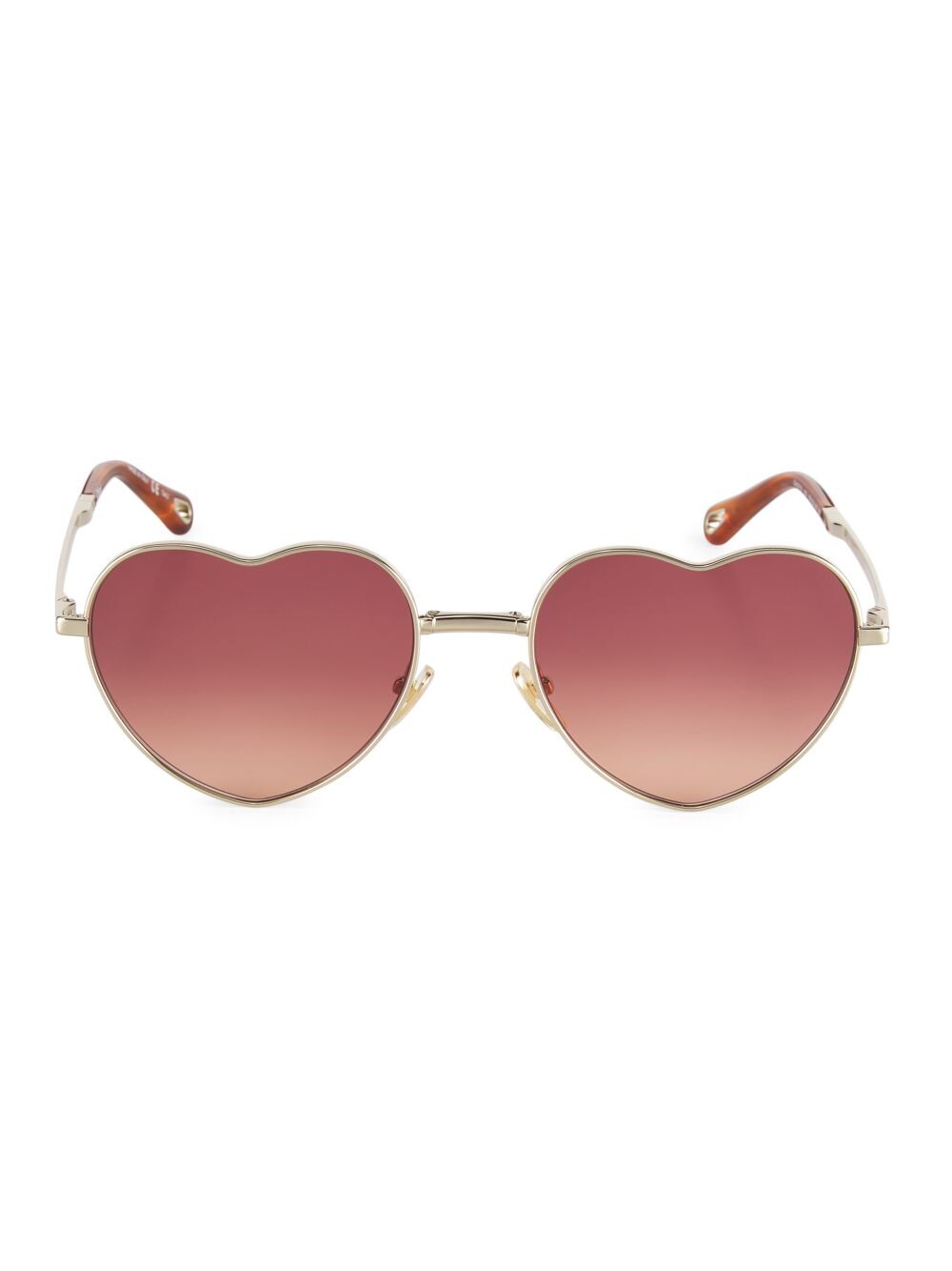 

Солнцезащитные очки Milane 59MM в форме сердца Chloé, золотой