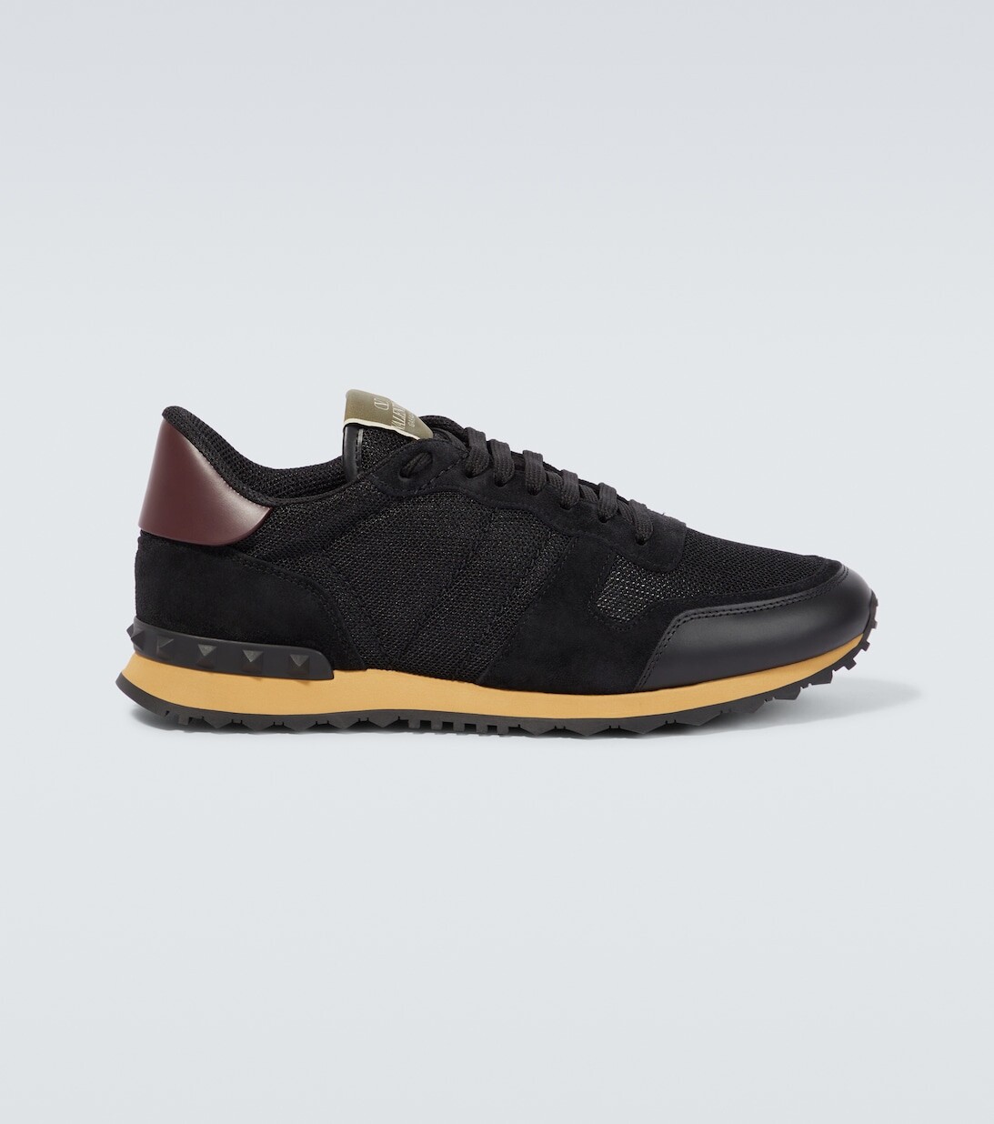 

Кроссовки Rockrunner с замшевой отделкой Valentino Garavani, черный