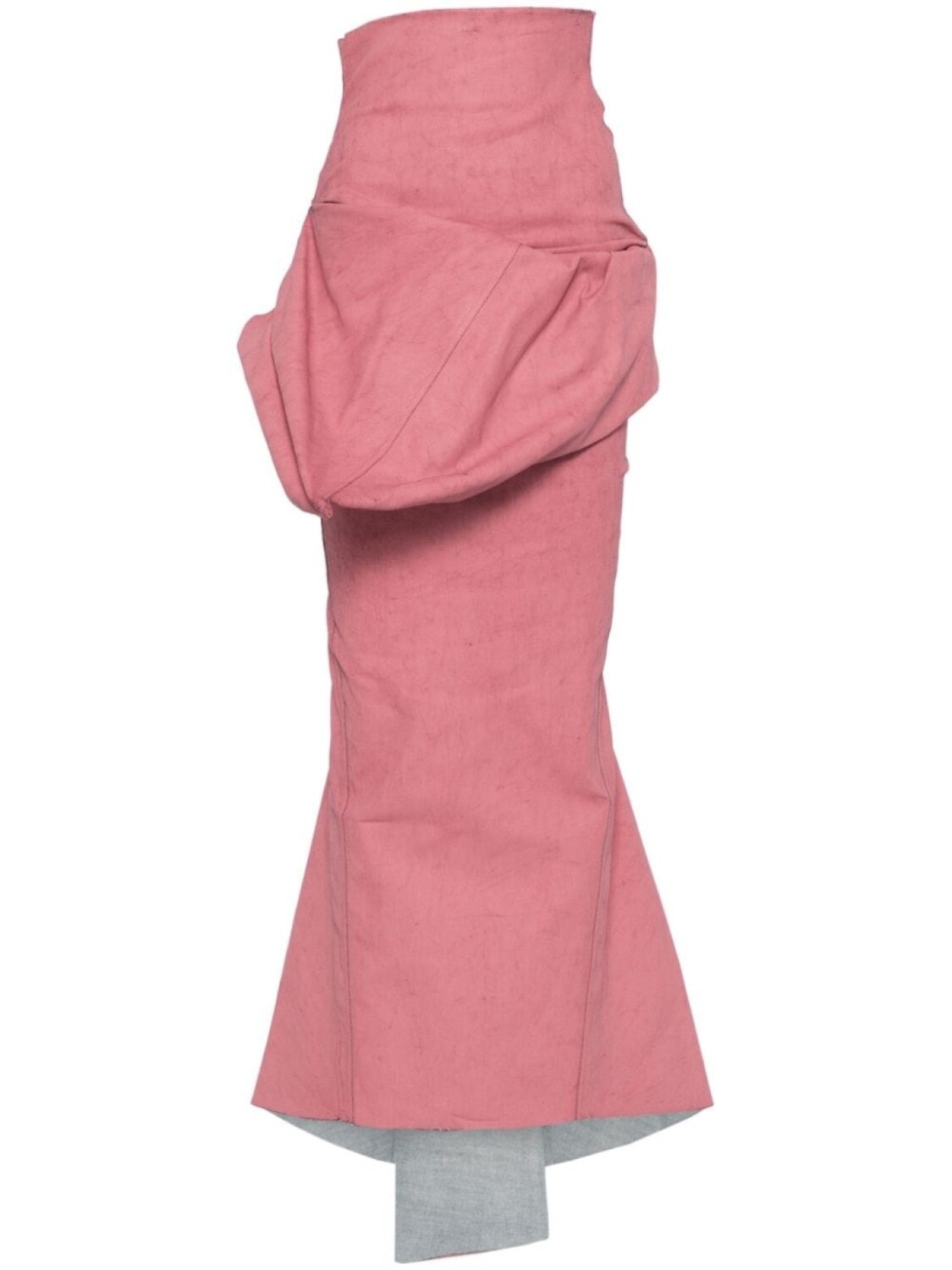 

Драпированная макси-юбка Rick Owens, розовый