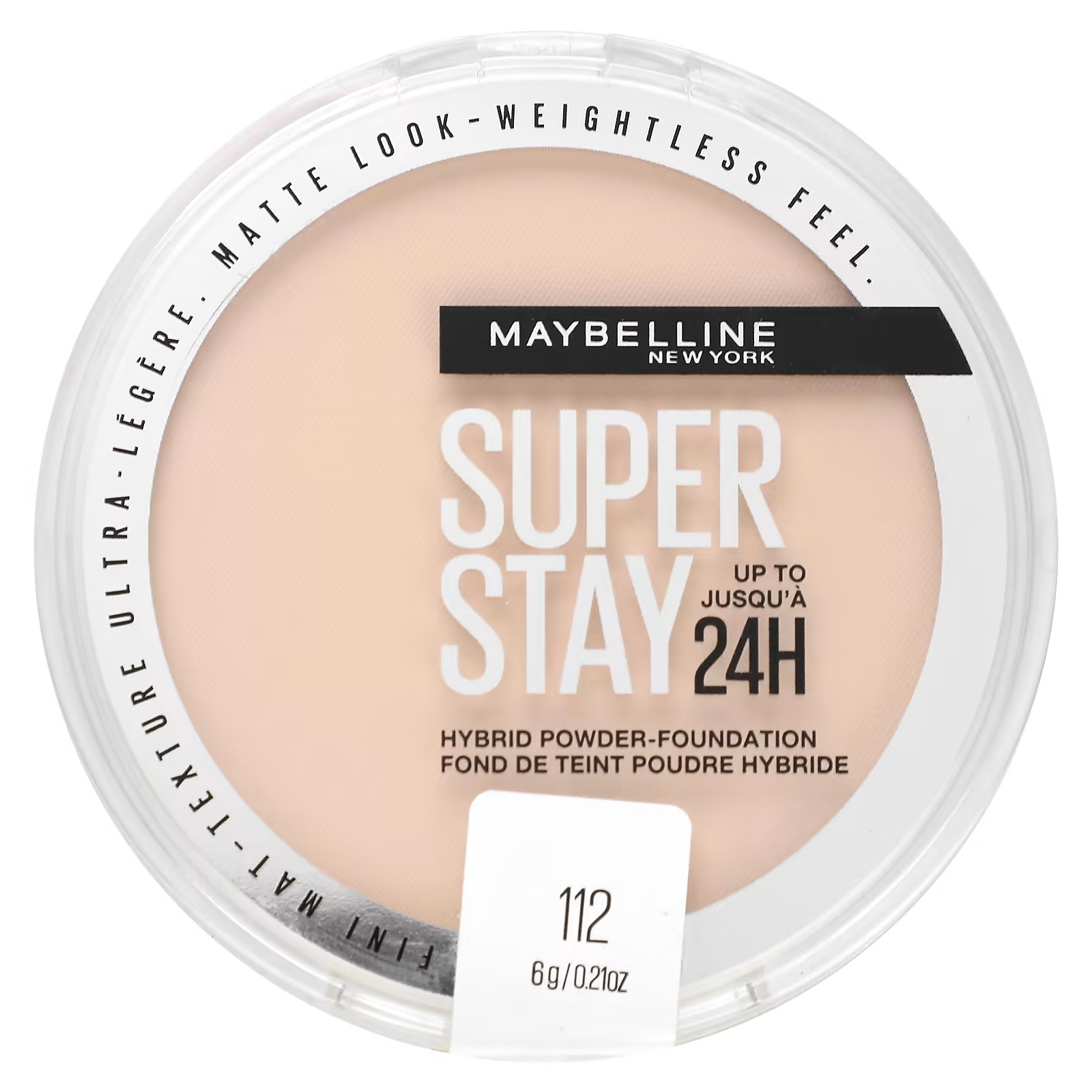 Пудра для лица Maybelline Super Stay Hybrid 112 компактная тональная основа make up factory mineral compact powder foundation 9 гр