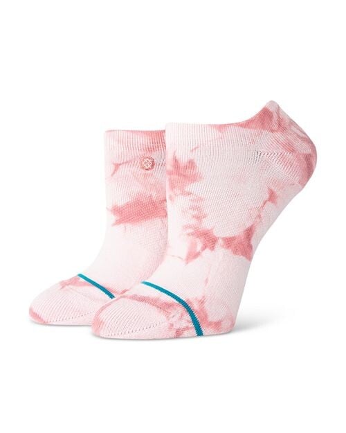 

Носки до щиколотки с принтом тай-дай Stance, цвет Pink
