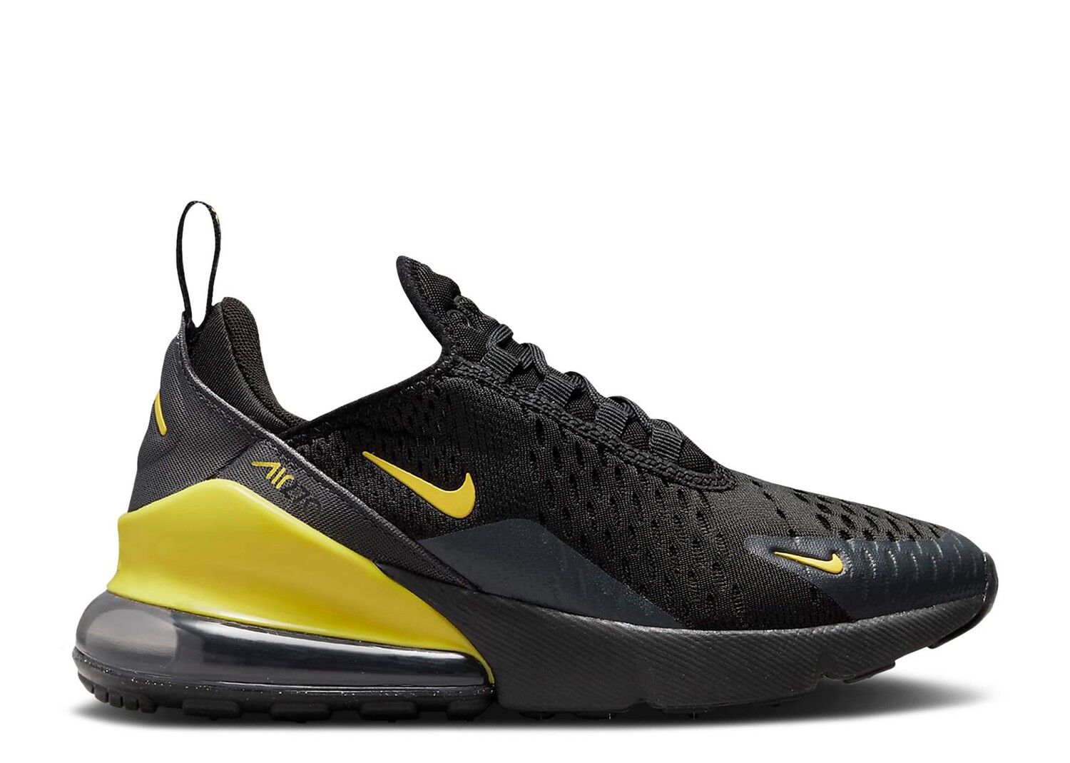 

Кроссовки Nike Air Max 270 Gs 'Black Yellow Strike', черный