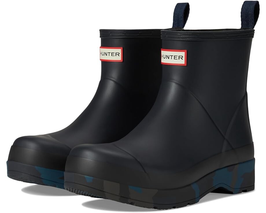 

Ботинки Hunter Play Short Camo Sole, цвет Hunter Navy/Black/Onyx/Nighttime Blue