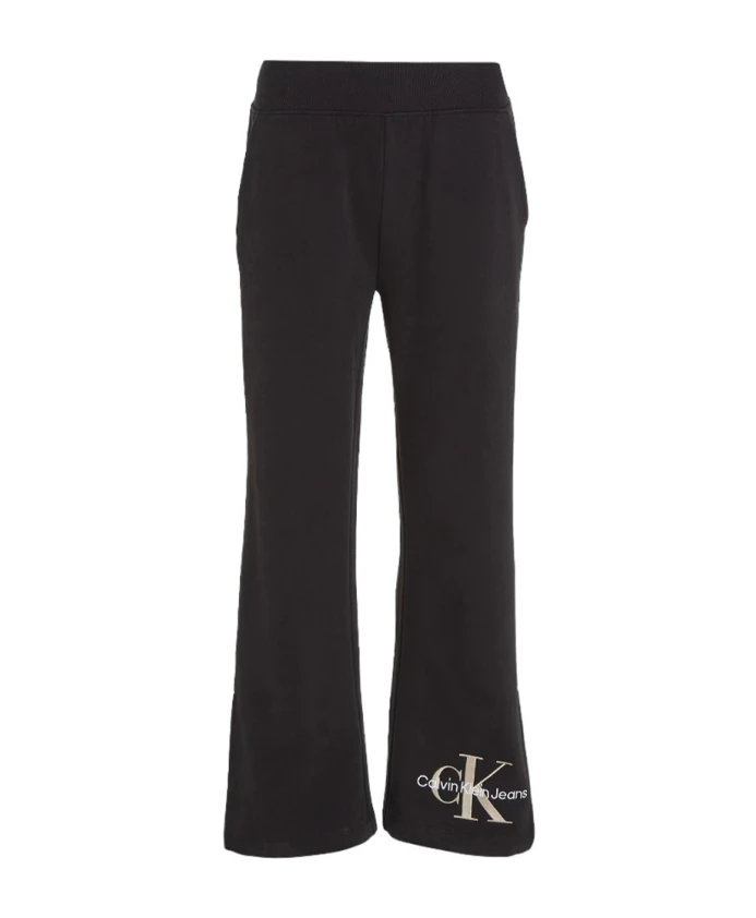 

Тяжелые хлопковые спортивные штаны Calvin Klein Jeans, черный