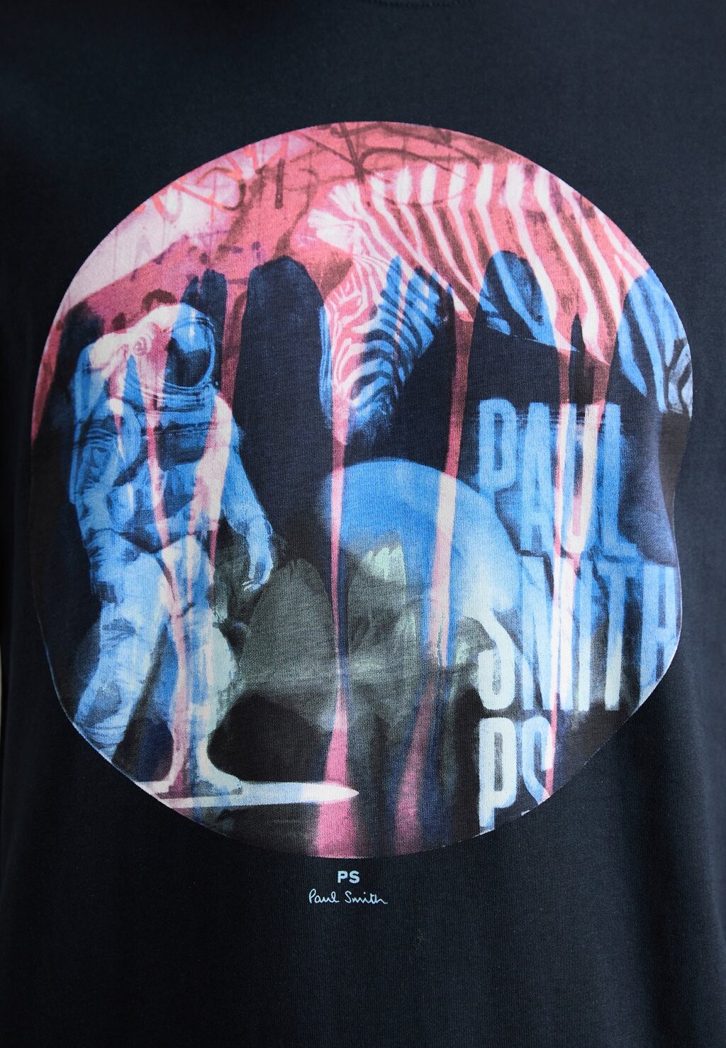 

Футболка с принтом Mens Slim Fit Astronaut PS Paul Smith, синий