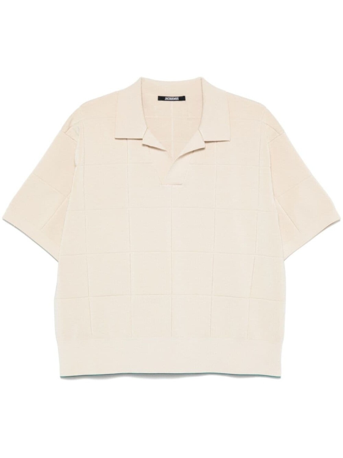 

Jacquemus рубашка поло Le polo Bacino, нейтральный цвет