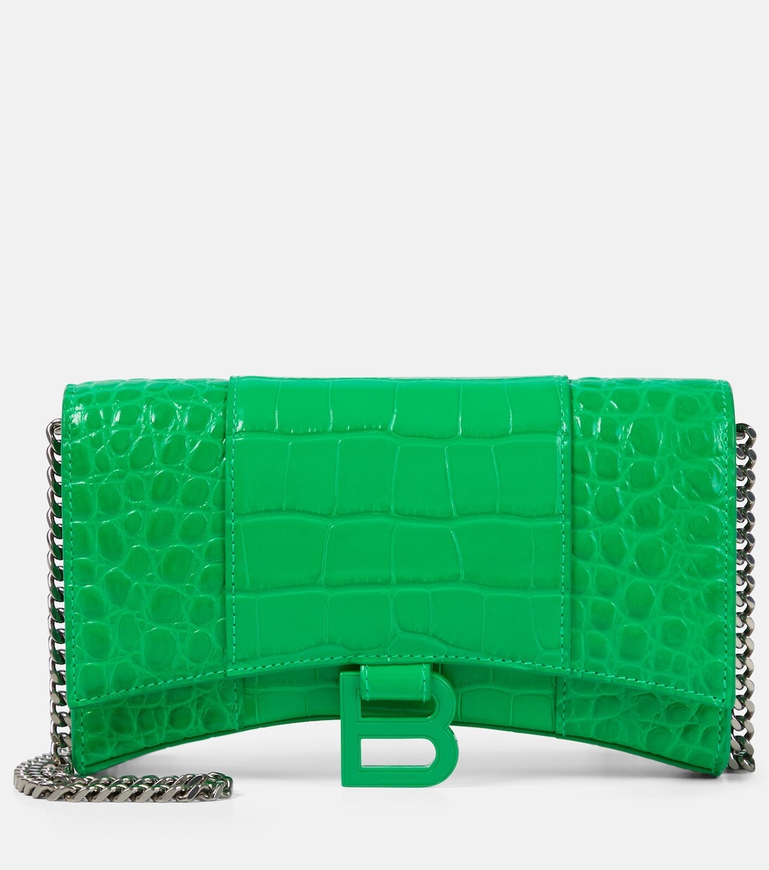 

Сумка через плечо из кожи "песочные часы" Balenciaga, зеленый
