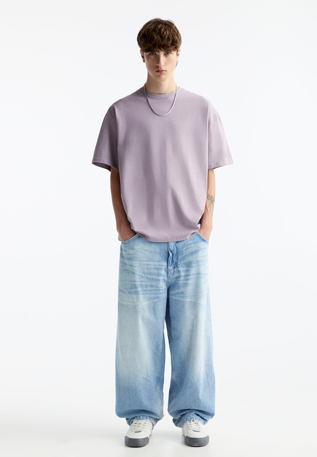 

Базовая футболка PULL&BEAR, бордовый
