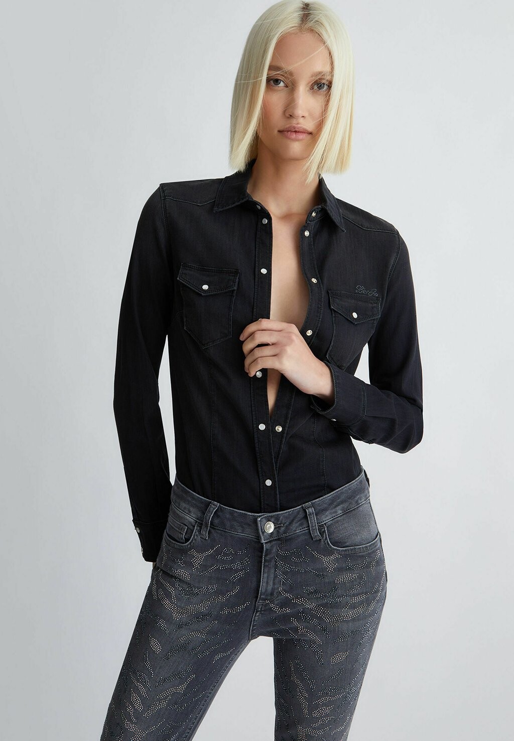 

Рубашка LIU JO, цвет black denim