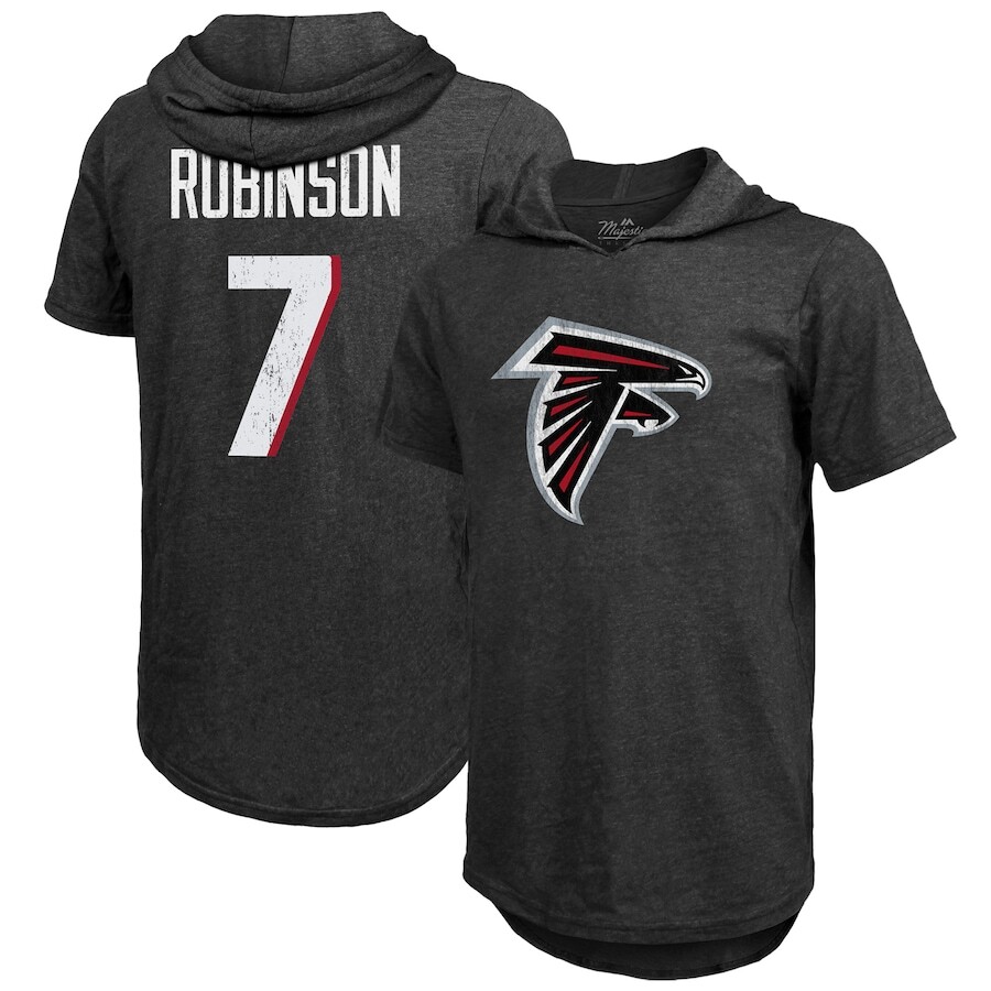 

Футболка с именем и номером Majestic Threads Atlanta Falcons, черный