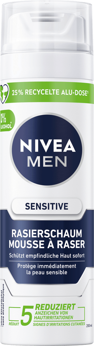 Пена для бритья Sensitive 200 мл NIVEA пена для бритья sensitive 200 мл nivea