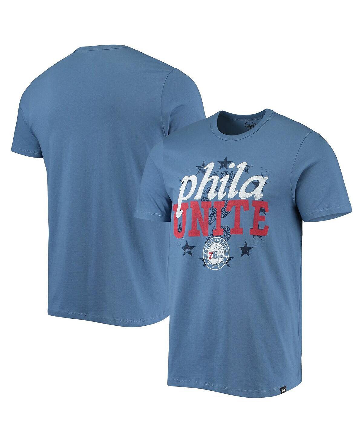 

Мужская футболка Royal Philadelphia 76ers Hometown Regional Phila Unite '47 Brand