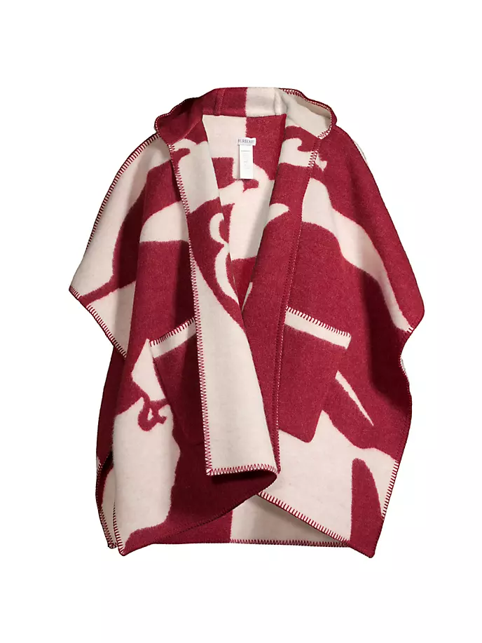 

Накидка-одеяло из шерсти EKD Burberry, цвет ripple
