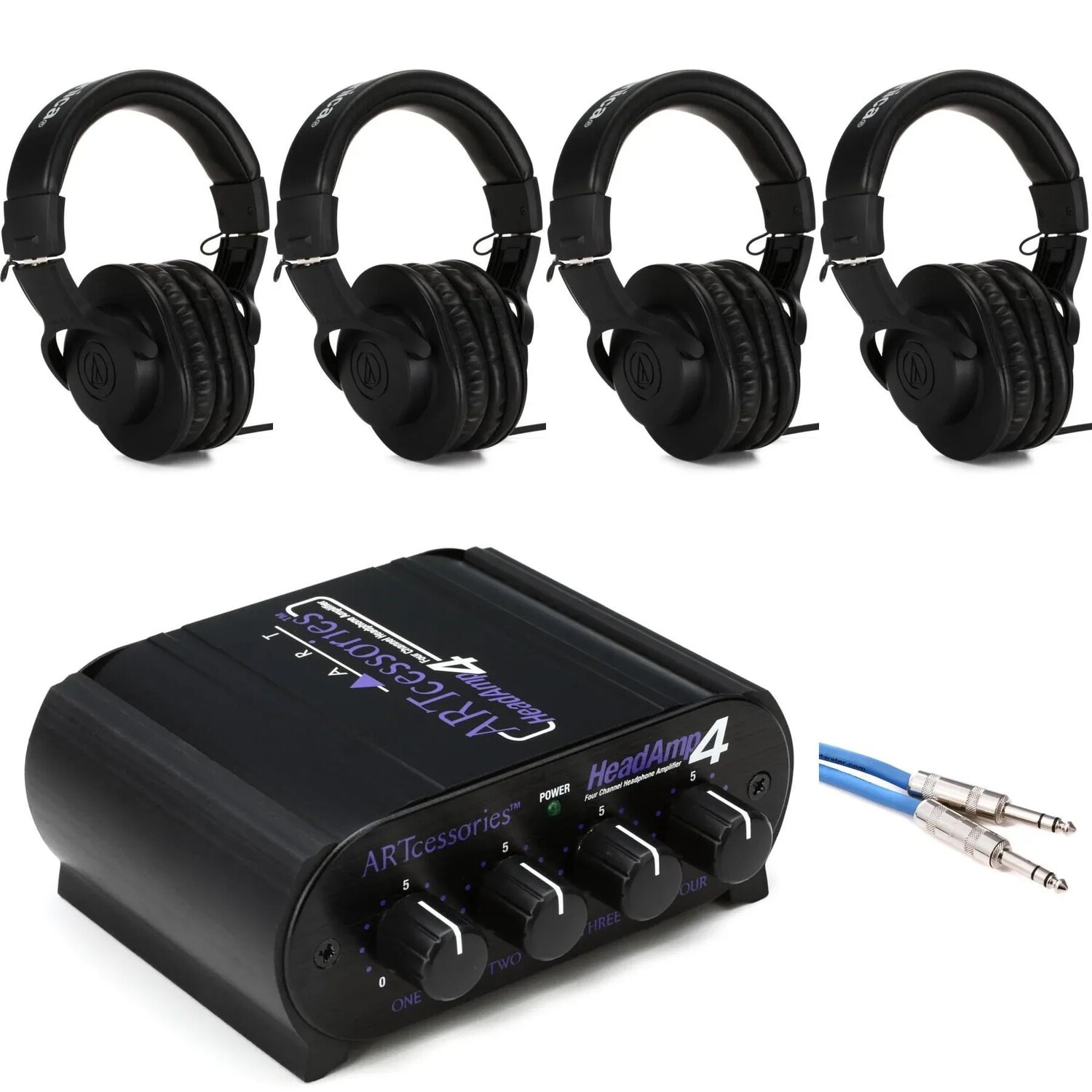 

ART HeadAmp 4 4-канальный усилитель для наушников в комплекте
