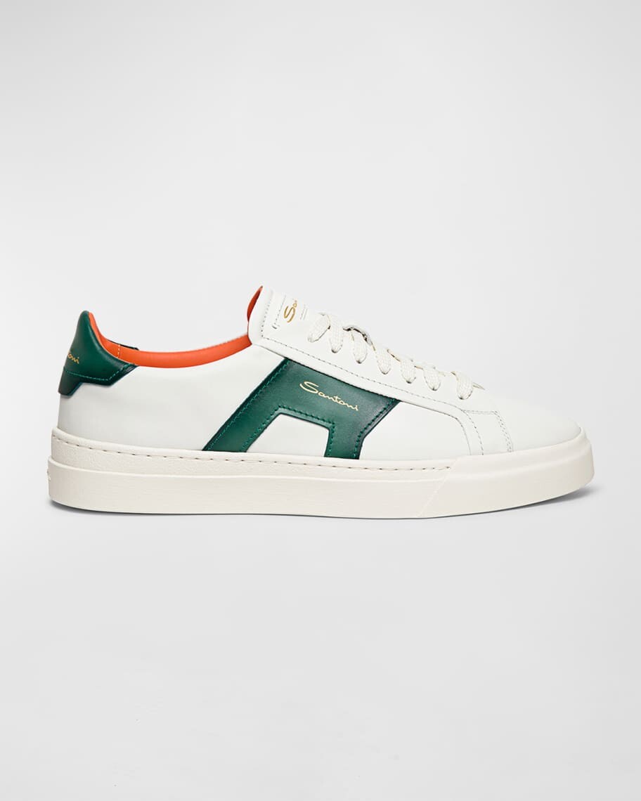 

Мужские низкие кожаные кроссовки DBS1 Santoni