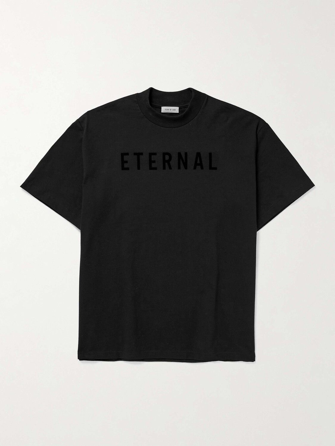 

Футболка из хлопкового джерси с логотипом FEAR OF GOD, черный