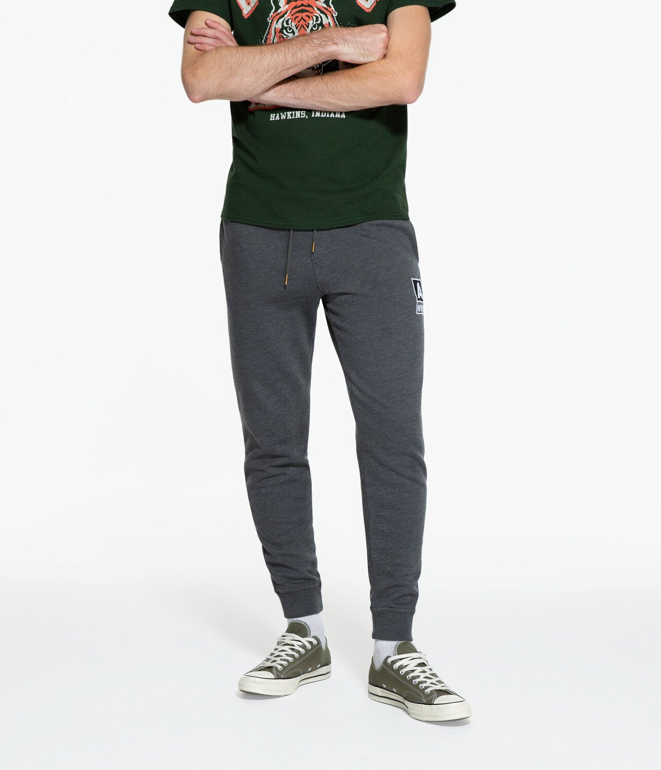 

Спортивные брюки NYC Letter Heritage Jogger Aeropostale, серый