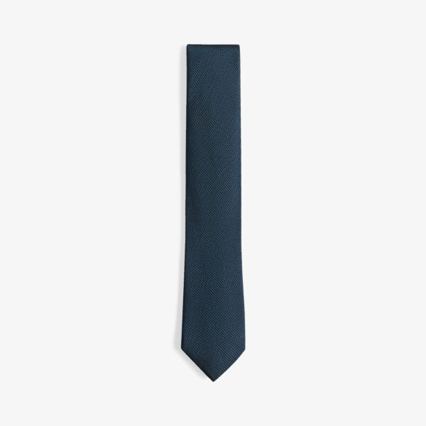 

Фактурный шелковый галстук Phillo Ted Baker, бирюзовый