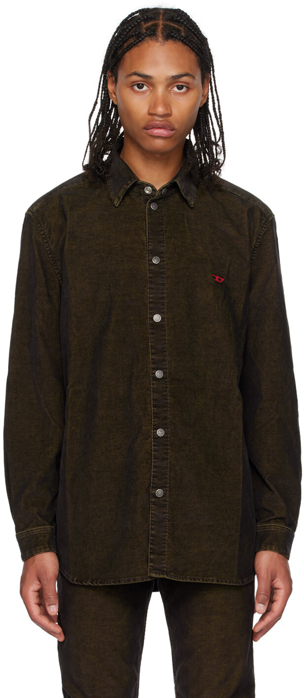 

Коричневая рубашка D-Simply Over от Diesel Brown