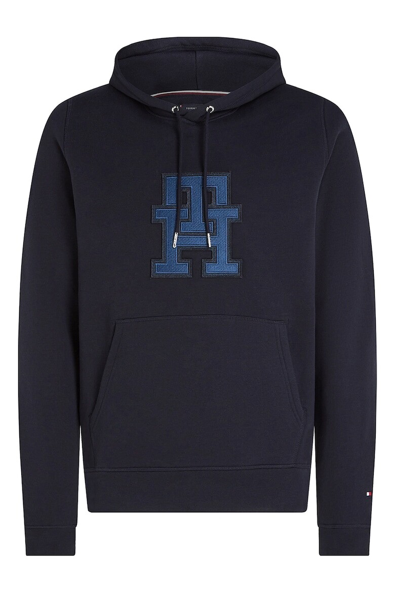 

Толстовка из органического хлопка с вышитым логотипом Tommy Hilfiger, синий