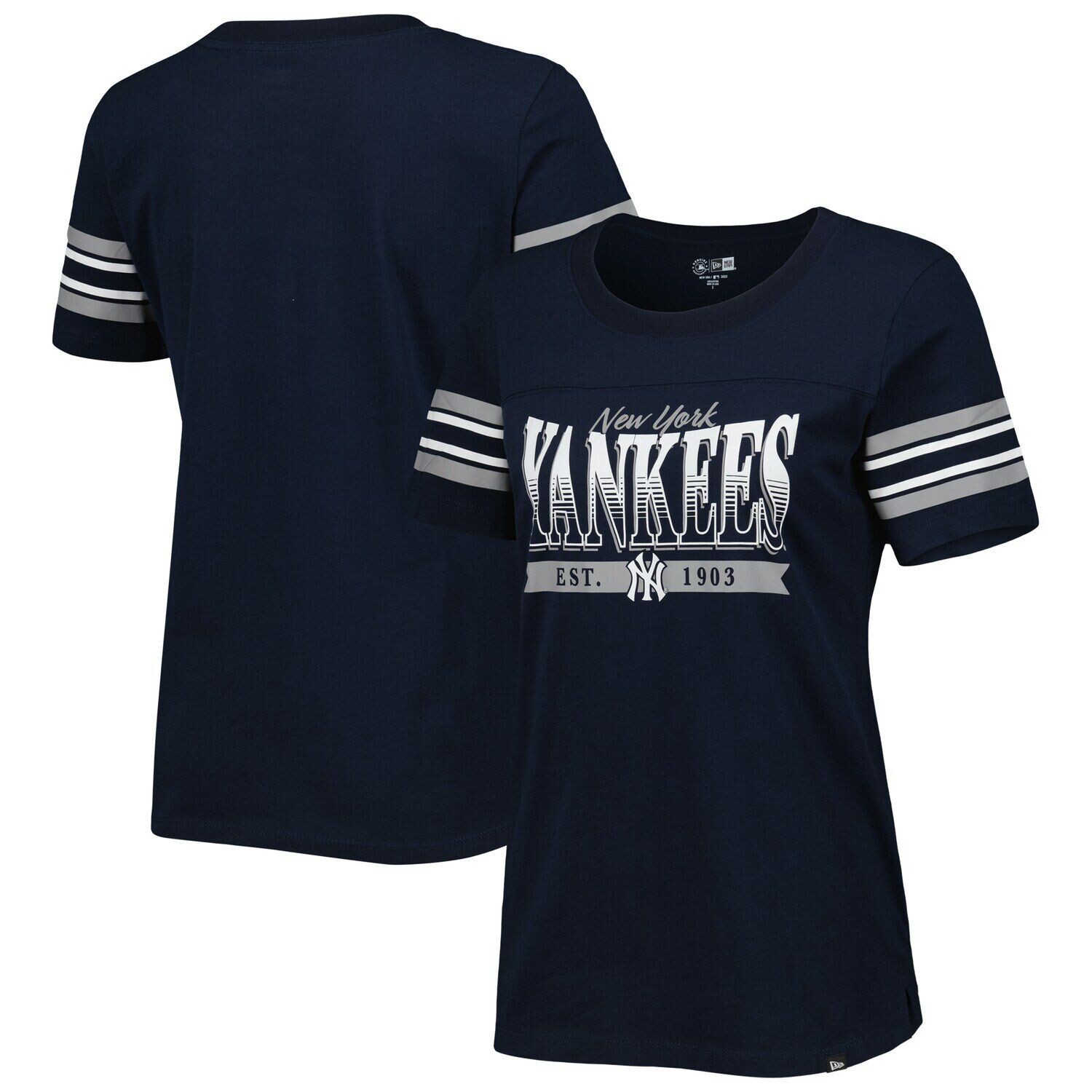 

Женская футболка в полоску New Era Team New York Yankees Team New Era