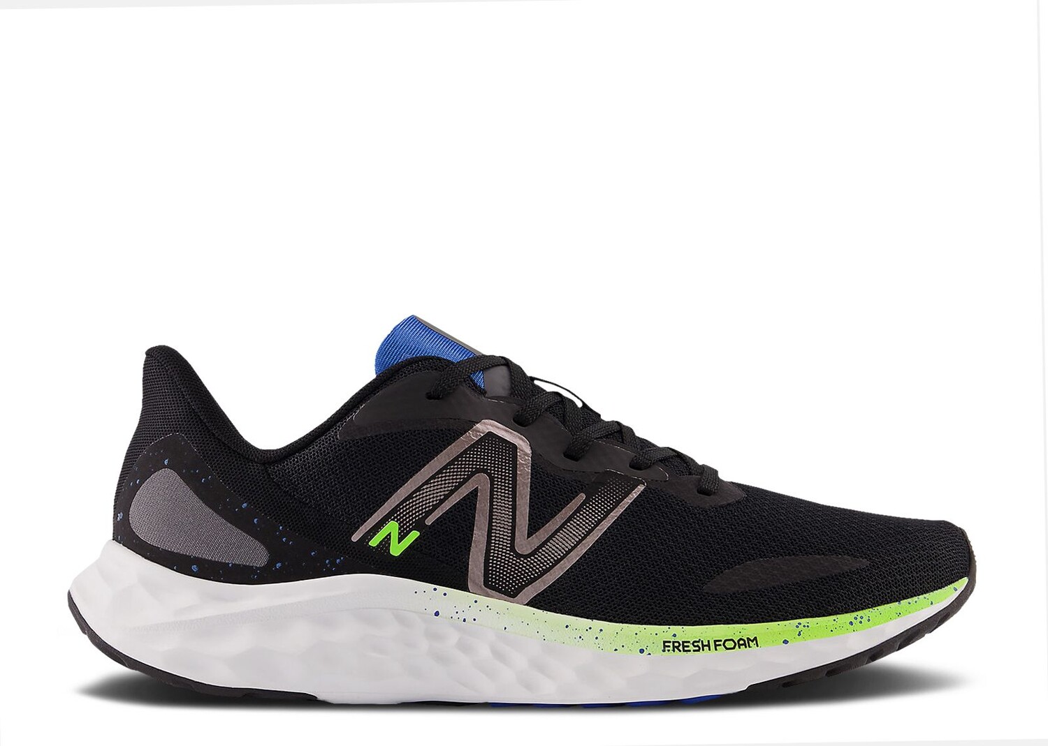 

Кроссовки New Balance Fresh Foam Arishi V4 'Black Pixel Green', черный