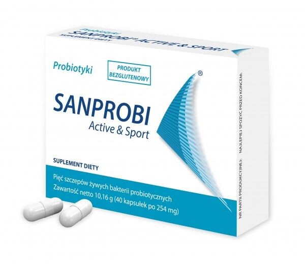 

Sanprobi Active & Sport пробиотические капсулы, 40 шт.