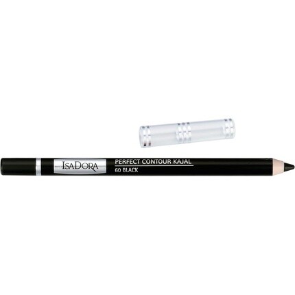 

Водостойкий карандаш для глаз Kajal Perfect Contour, мягкий натуральный черный, стойкий, устойчивый к размазыванию карандаш для глаз, интенсивно обрамляющий, Isadora