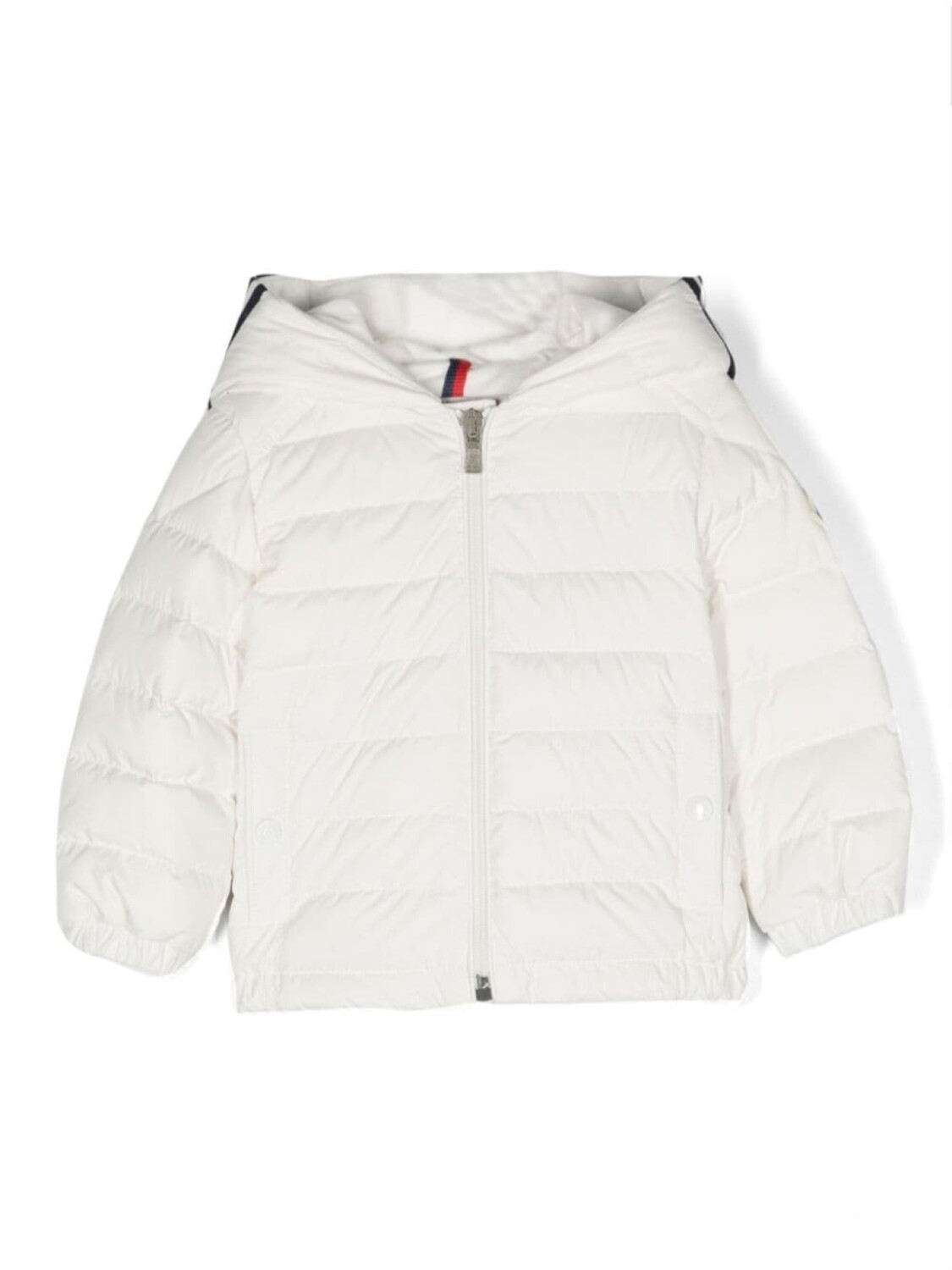 

Moncler Enfant пуховик с логотипом, белый