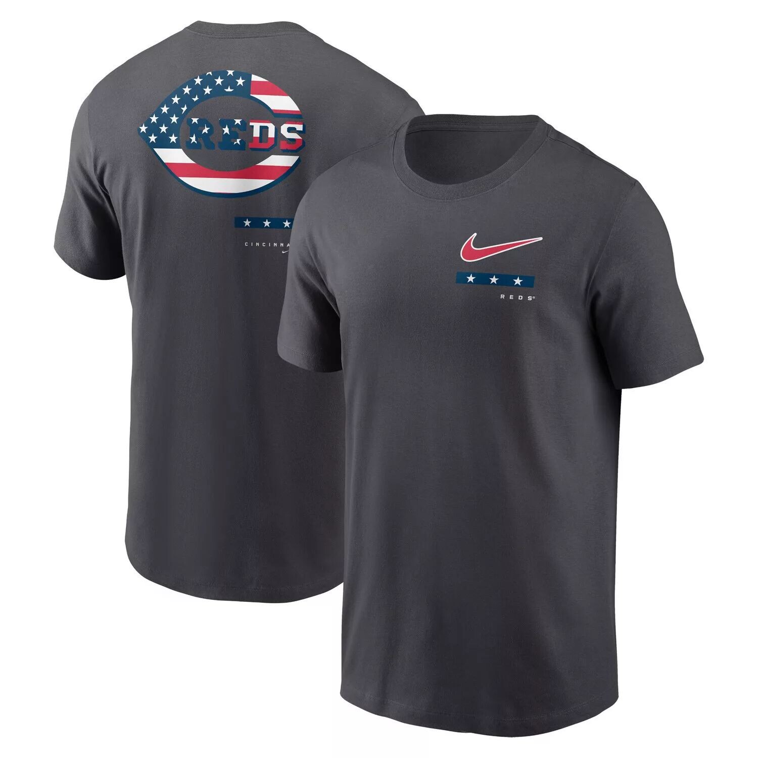 

Мужская футболка Nike Anthracite Cincinnati Reds Americana