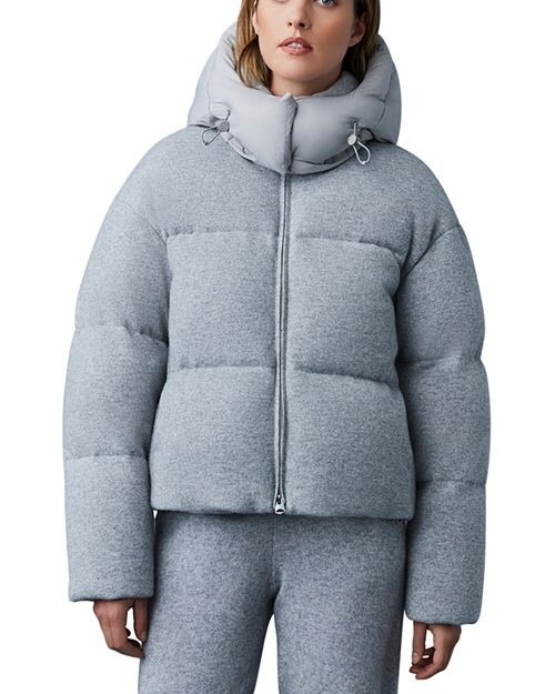 

Тесси Вул и amp; Кашемировый пуховик Mackage, цвет Gray