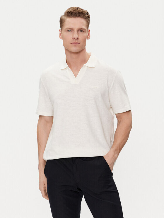 

Рубашка стандартного кроя Calvin Klein, экрю