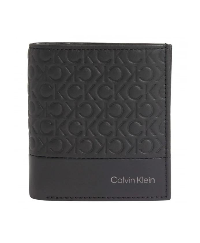 

Кошелек с голограммой для современных женщин Calvin Klein, черный